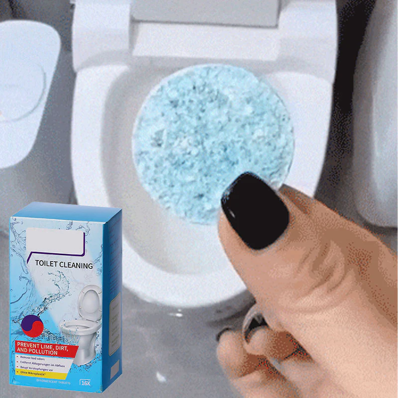 🔥Buy 1 Get 1 Free - 🍋Lemon Scent Toilet Bowl Cleaner Tablets