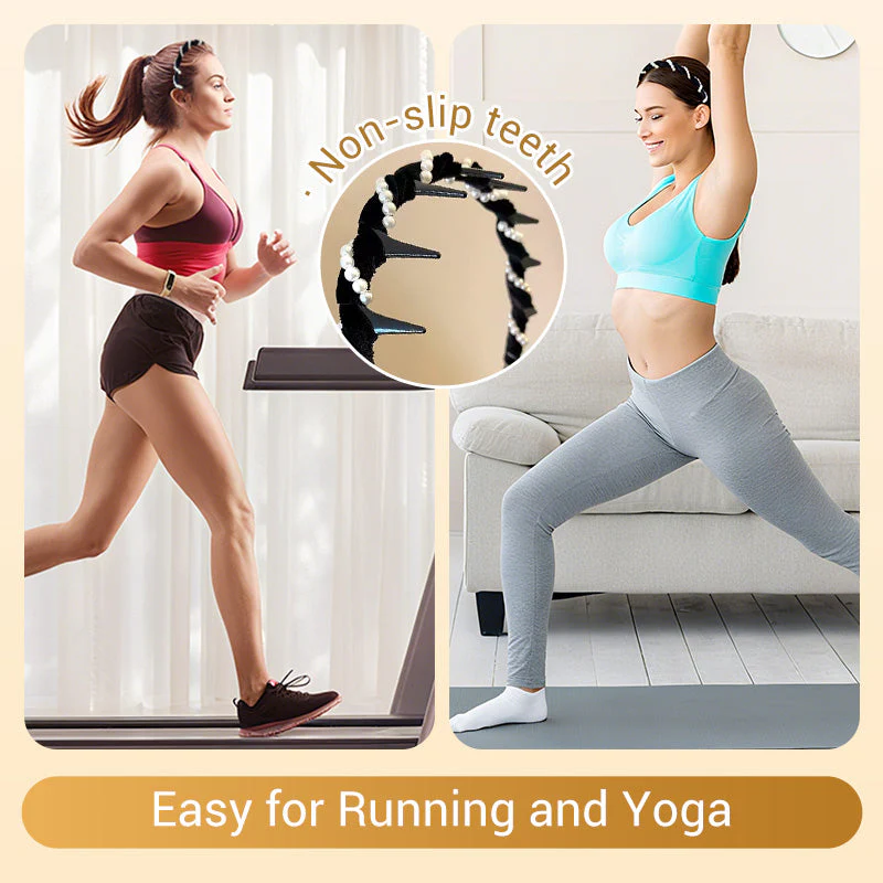 🔥Vintage High Cranium Artificial Pearl Hairband