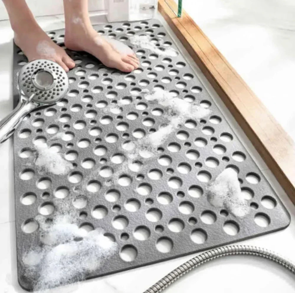 🛁 ⚡50K+ SOLD 🚿Premium Anti Slip Shower Safety Mat with Strong Suction Cups🧼