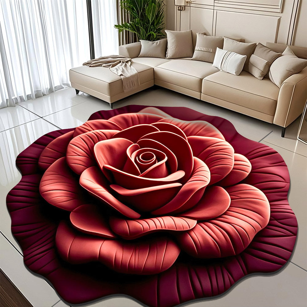 🌺 Floral Plush and Diatomaceous Earth Floor Mats