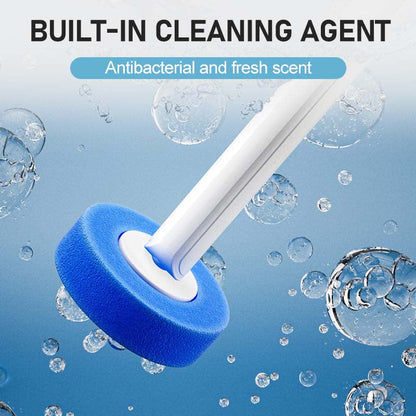 Disposable Toilet Brush with Replaceable Head