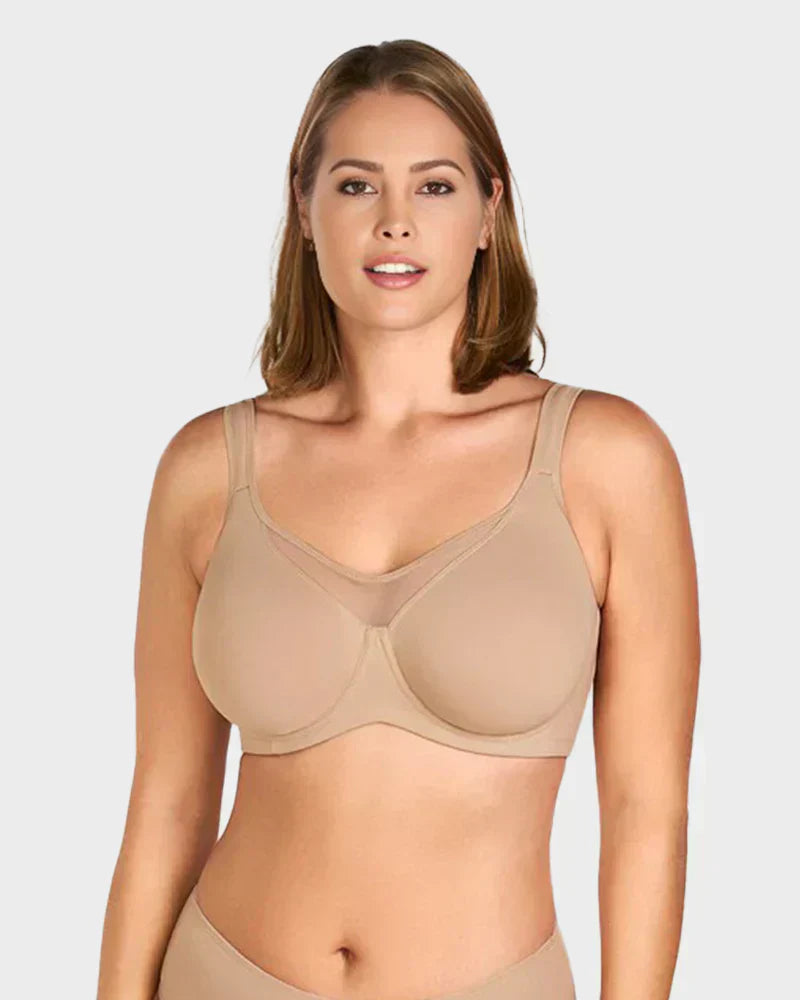 💐Women's Elegant Sheer Full Coverage Plus Size Bra