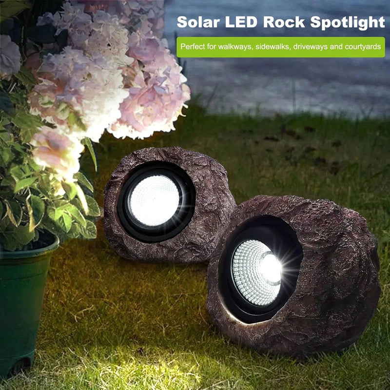 ✨Solar Powered LED Rock Lamp
