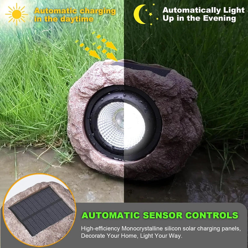 ✨Solar Powered LED Rock Lamp