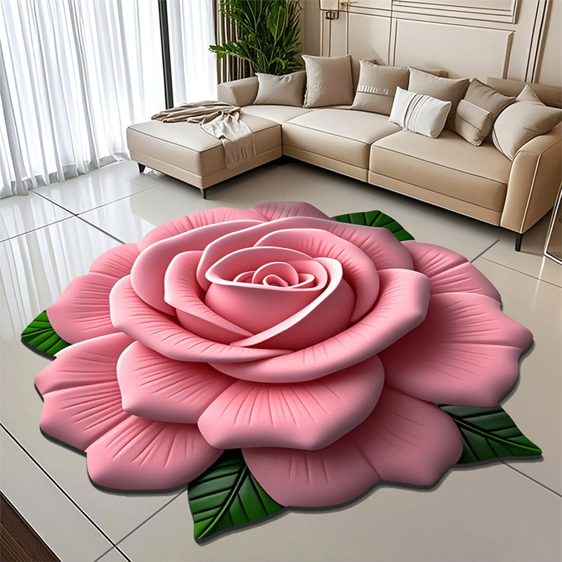 🌺 Floral Plush and Diatomaceous Earth Floor Mats