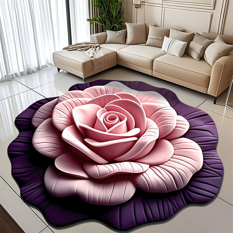 🌺 Floral Plush and Diatomaceous Earth Floor Mats