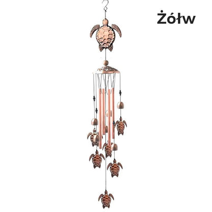 Pure Hand-made Copper Horse Wind Chimes