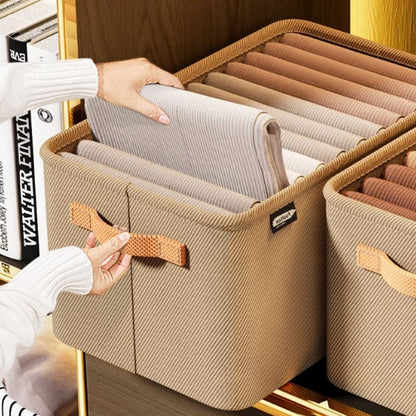 Foldable Closet Storage Box Clothes Organizer