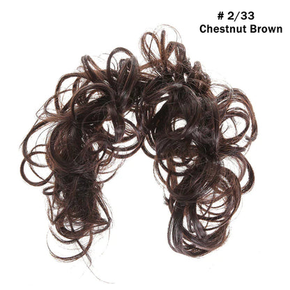 Scrunchie Messy Hair Bun Chignon Elastic Band Extension