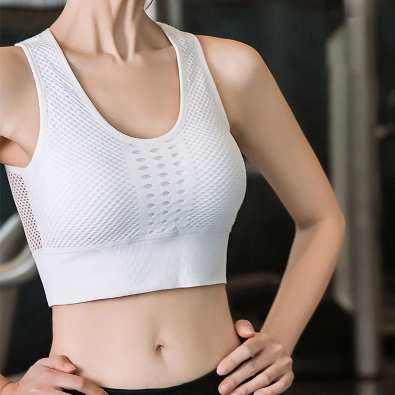 Shockproof Push-up Hollow Breathable Sports Bra