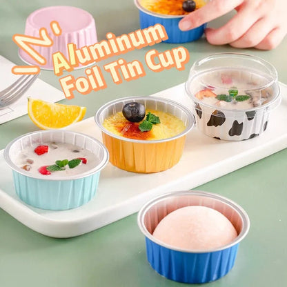 Reusable Disposable Aluminum Foil Tin Cup