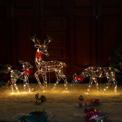 🎅Christmas Pre-sale🎁White Glitter Reindeer Christmas Light