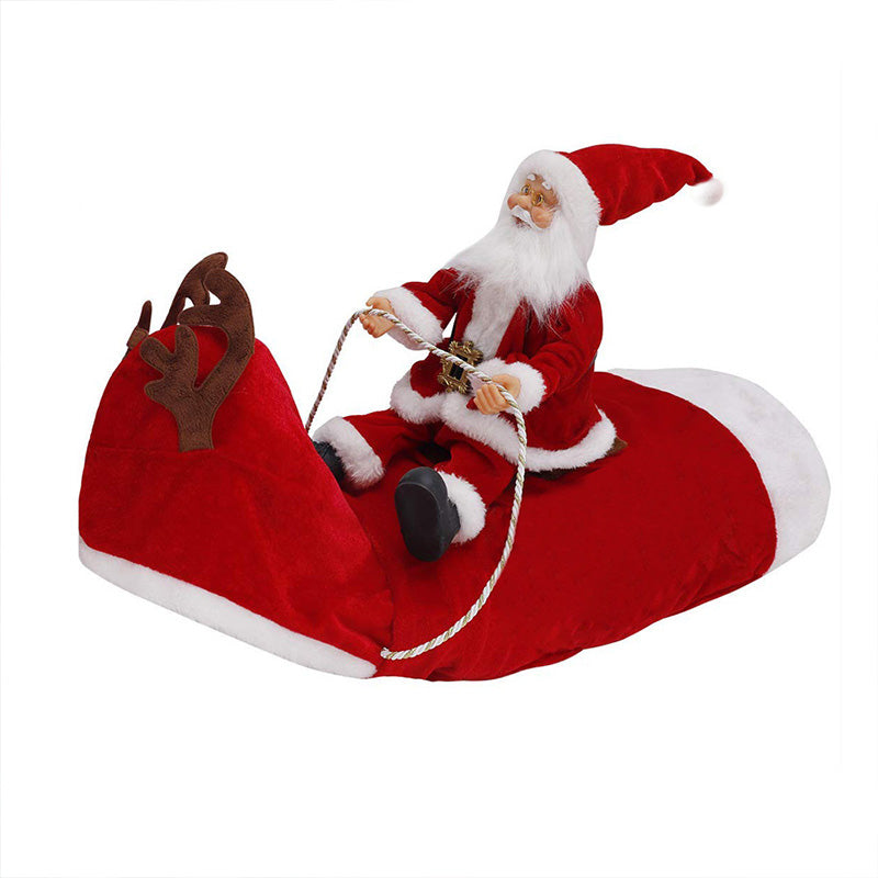 Santa Riding Dog Costume for Christmas