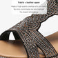 Women’s Anti-skid Soft Sole Rhinestone Wedge Heel Sandals