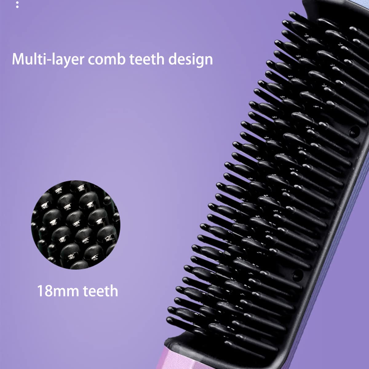 Portable Cordless Hair Straightening Brush