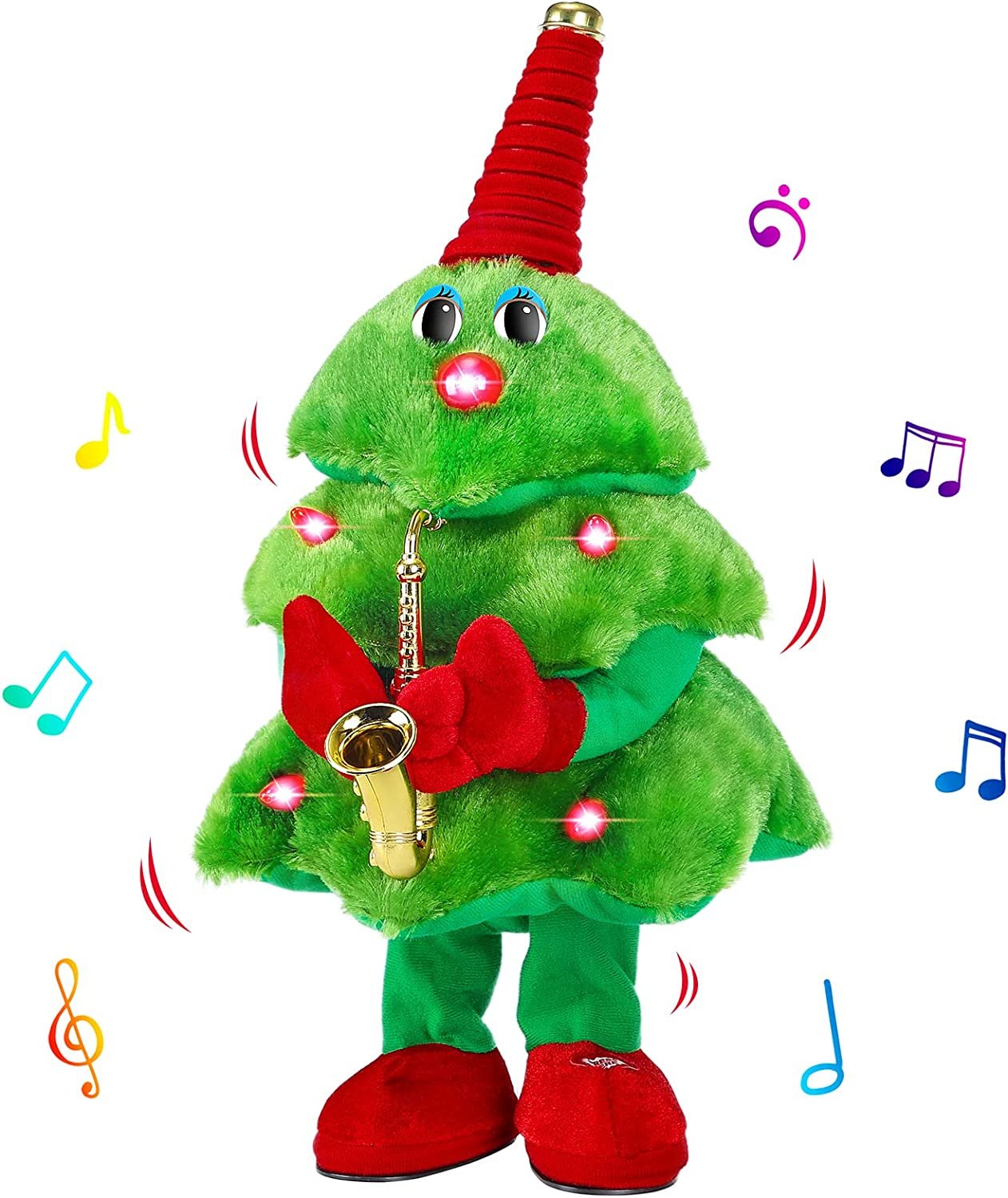 🎵🎄Sing and Dance Rock Christmas Tree Toy🎸🎷