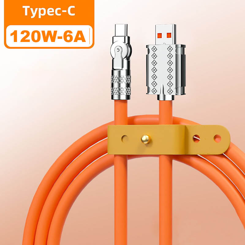 180° Anti-Break Fast Charge Data Cables(120W)