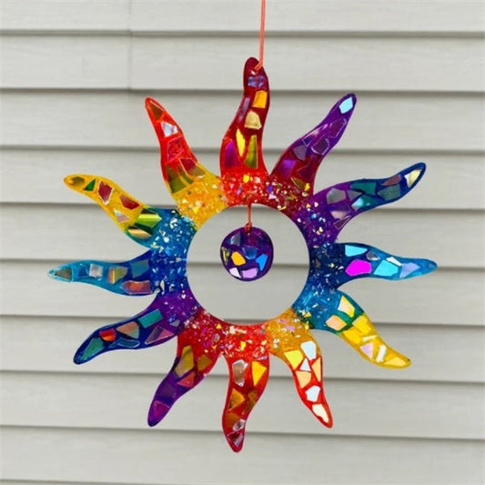 Rainbow Sun Ornament