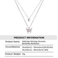 Delicate Shining Zirconia Butterfly Necklace
