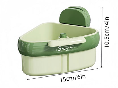 💧🚰Suction Cup Sink Corner Rack