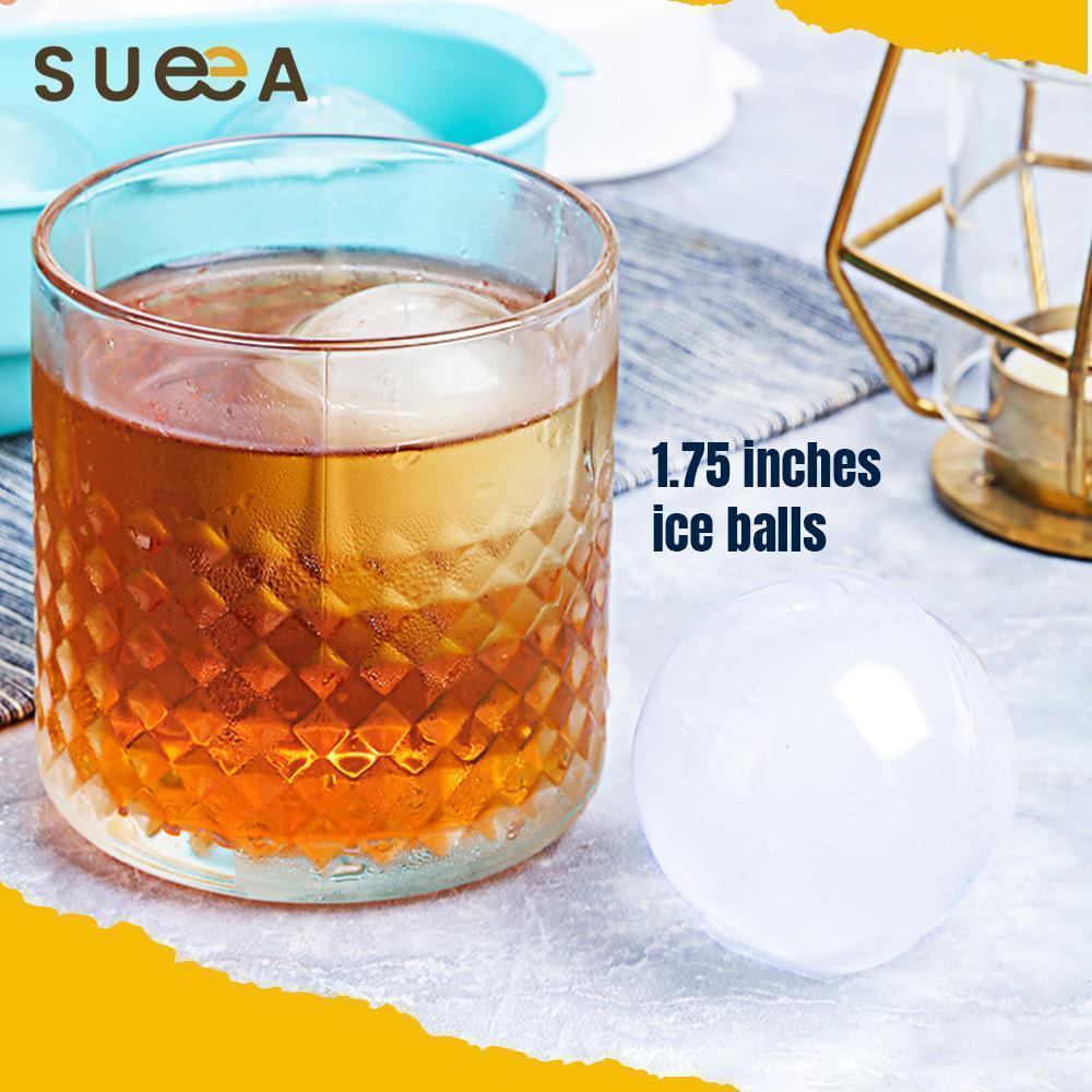 Silicone 4-Ball Ice Ball Maker Mold Ice Cube Mold