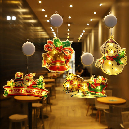 ⛄Christmas pre-sale🎄 Christmas Window Hanging Lights💡