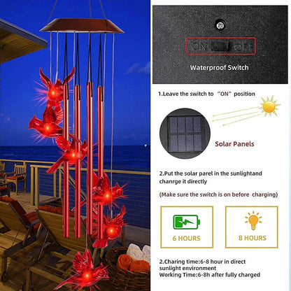 Solar Wind Chimes Decorative Lanterns