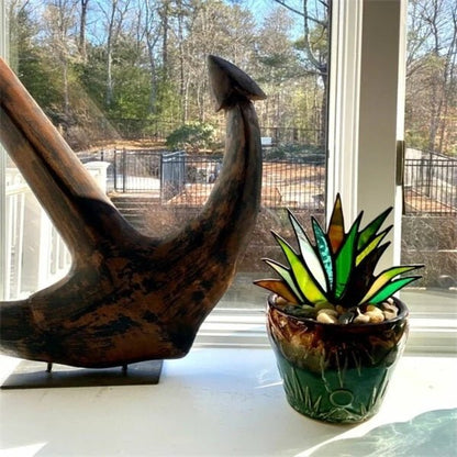 (Mother's Day Flash Sale-50% OFF) Stained Agave Plante-BUY 4 FREE SHIPPING