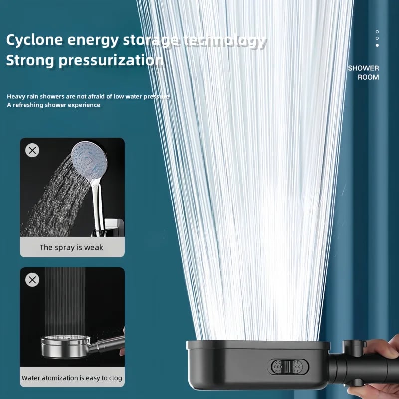 3-mode Adjustable High Pressure Shower Head