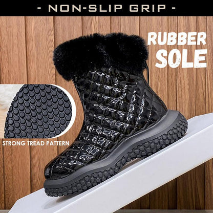 Winter Thick-Soled Plush Warm Snow Boots