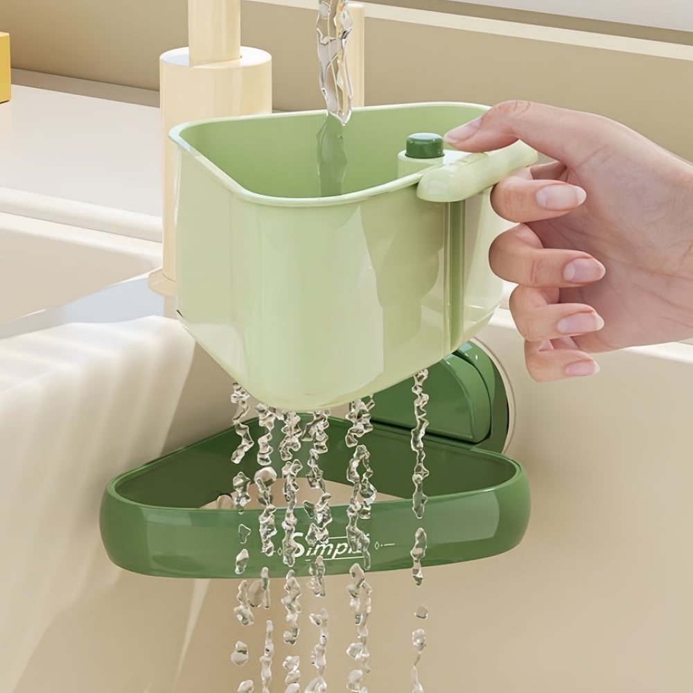💧🚰Suction Cup Sink Corner Rack
