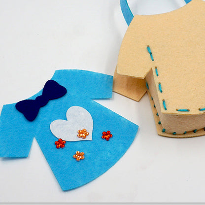 🎁Christmas sale☃️Kids' Sew & Stick DIY Felt Craft Bag