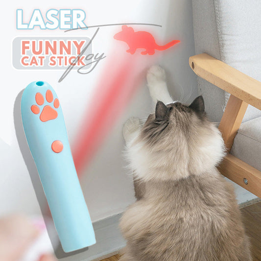 Laser Funny Cat Stick Toy