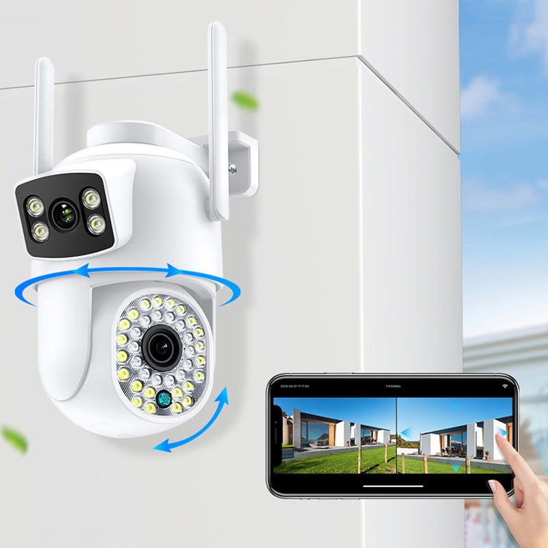 Dual Lens Auto Tracking HD Security Cameras