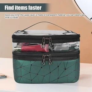 Double-layer Cosmetic Bag