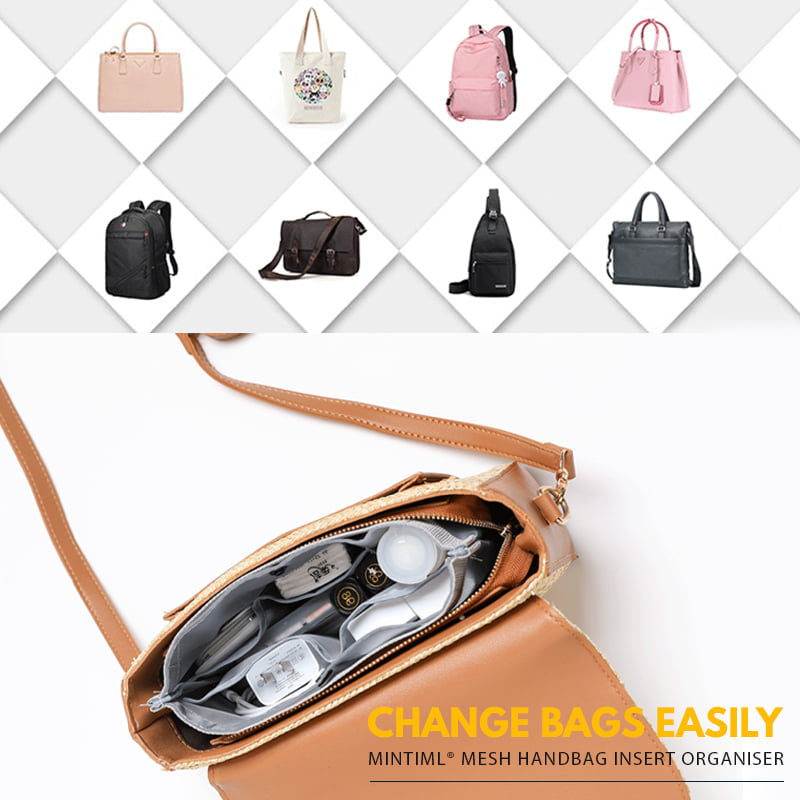 Mesh Handbag Insert Organiser