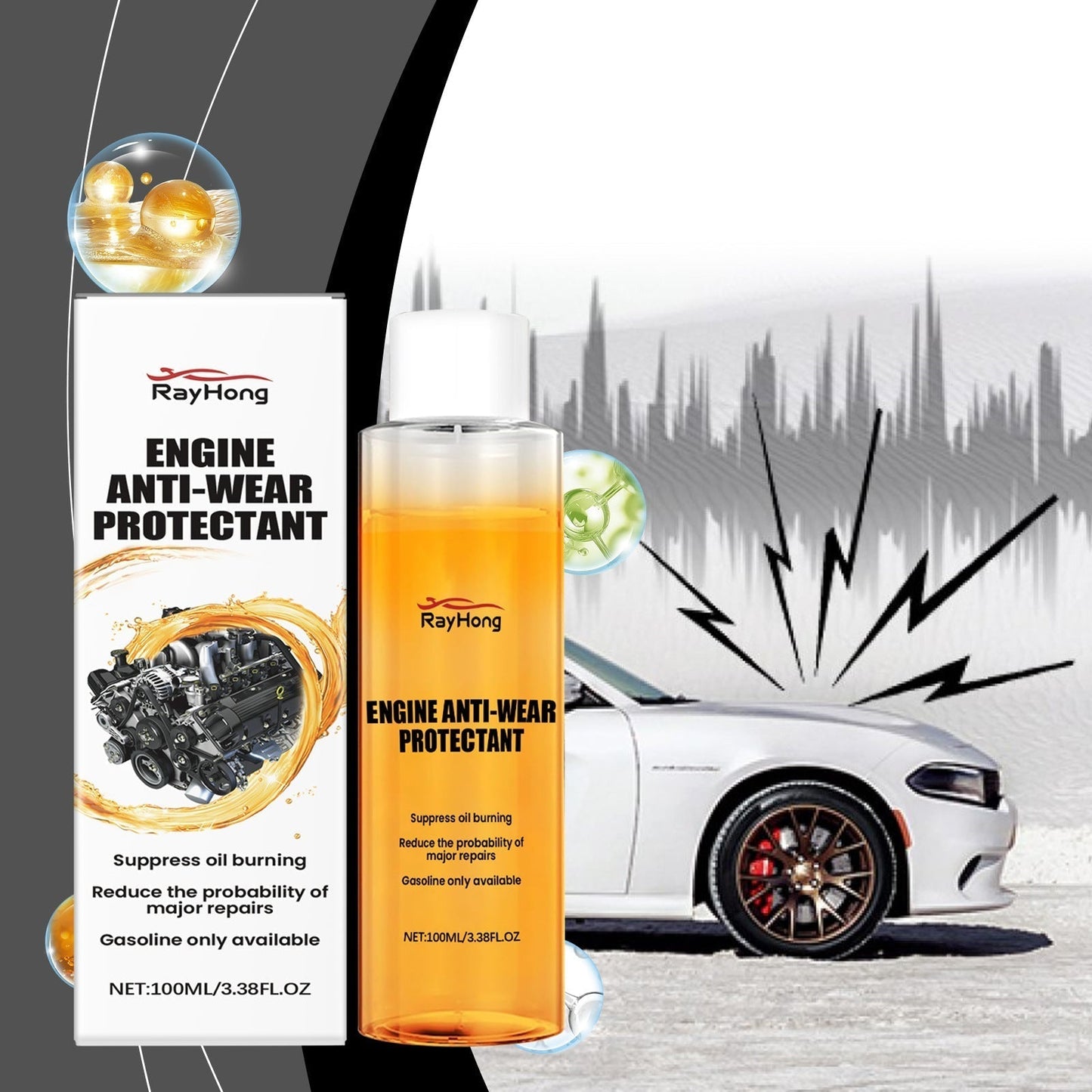 Highly Effective Engine Anti-Wear Protectant