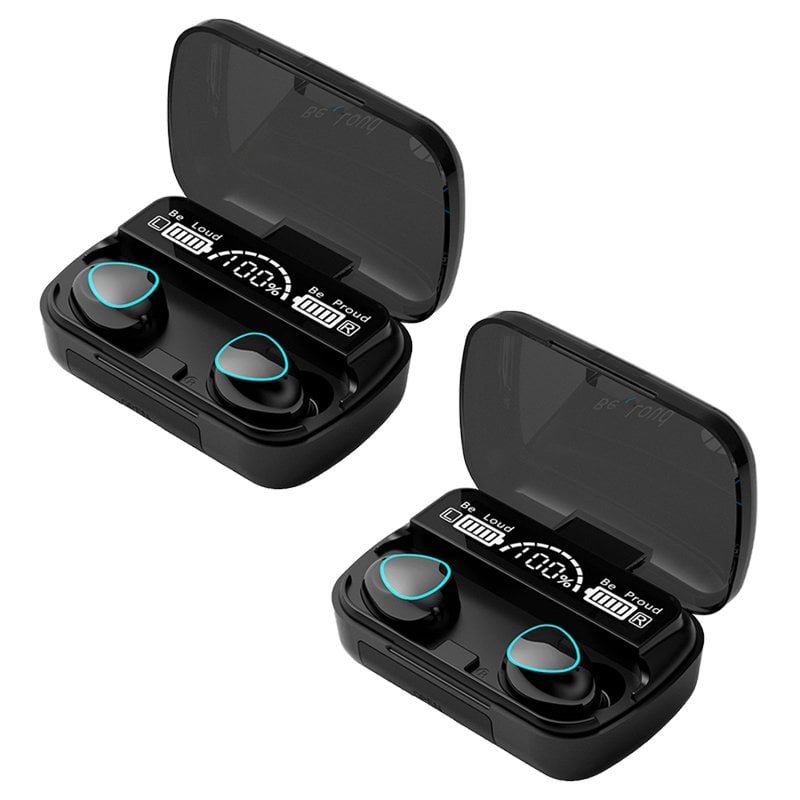 TWS BLUETOOTH 5.1 EARPHONES WATERPROOF CHARGING BOX