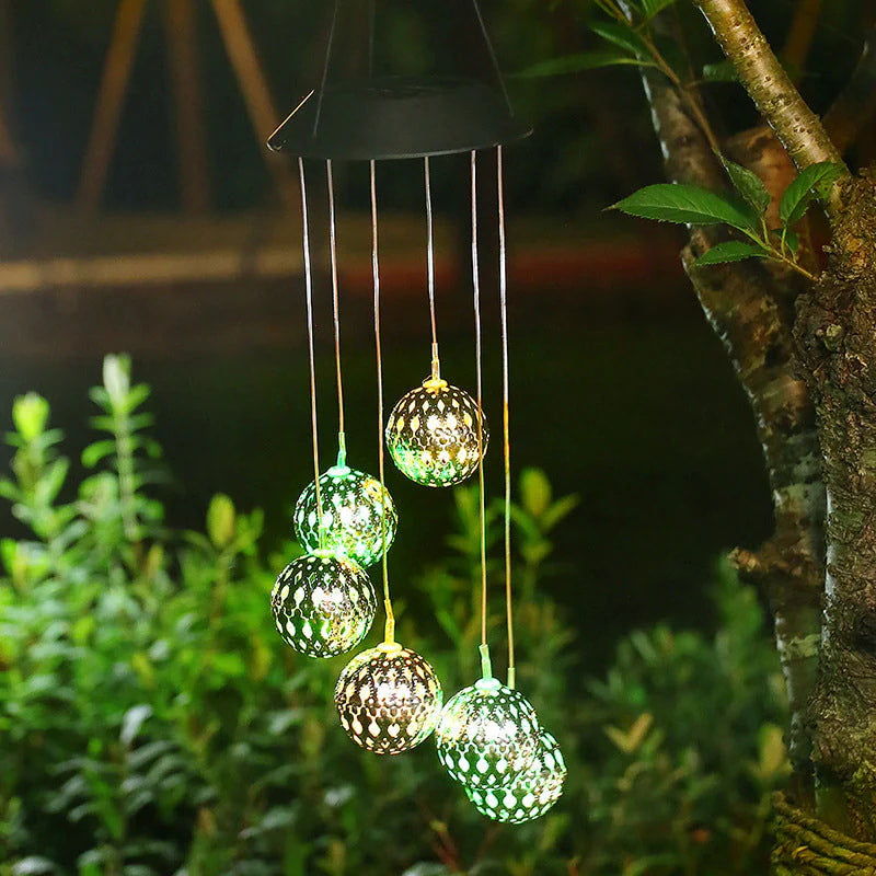 Outdoor Solar Wind Chimes Light