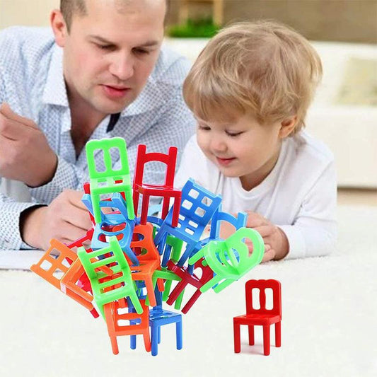 Chairs Stacking Tower Balancing Game