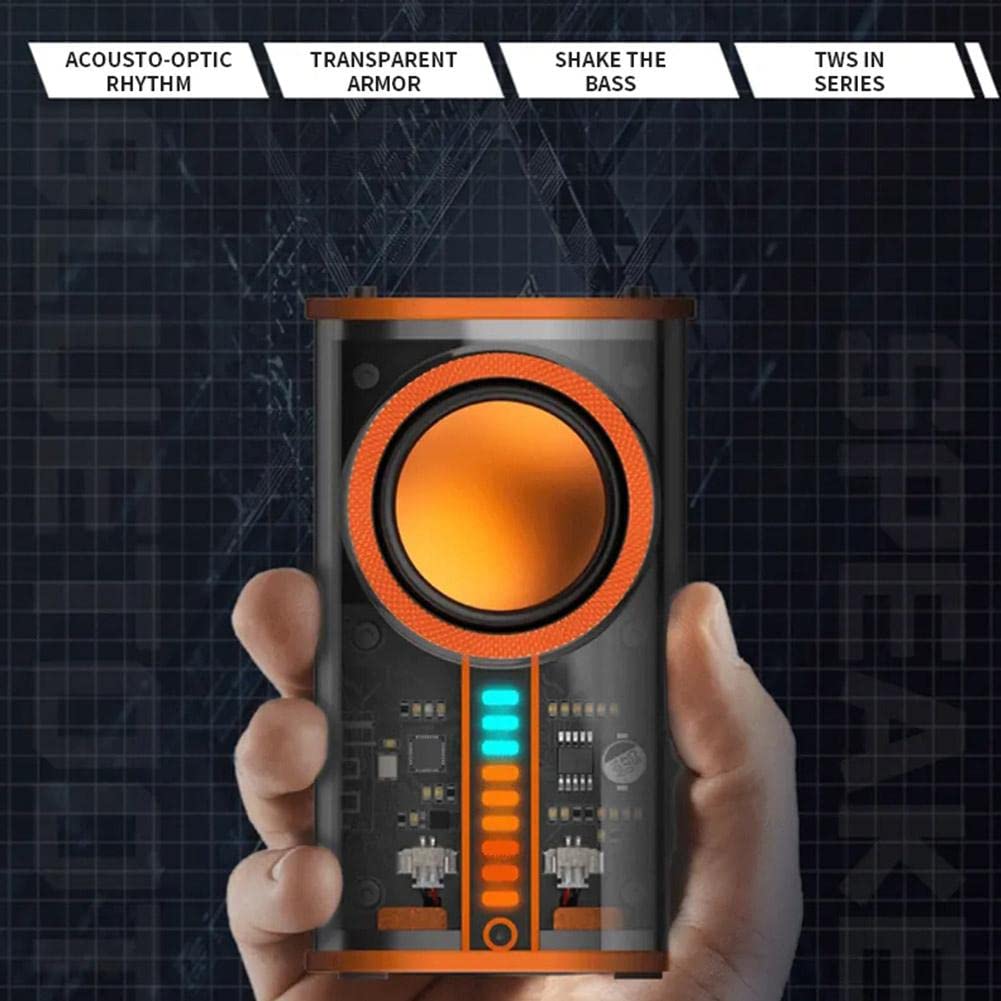 Outdoor Transparent Mecha Wireless Bluetooth Speaker