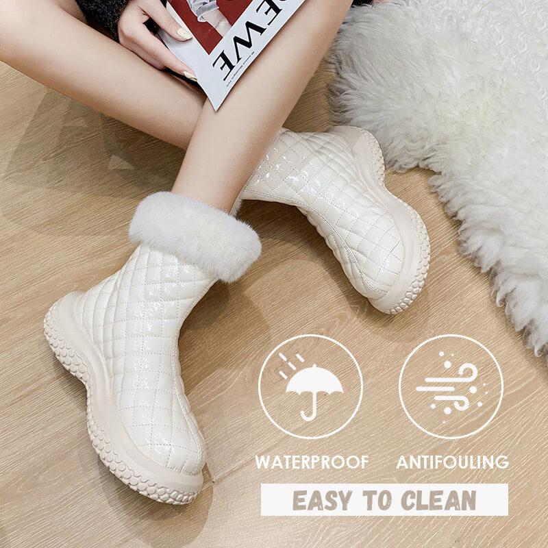 Winter Thick-Soled Plush Warm Snow Boots