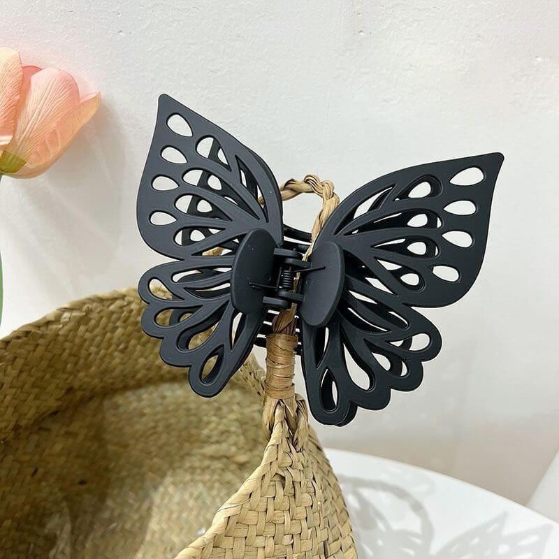 Butterfly Cutout Tassel Large Hair Clip