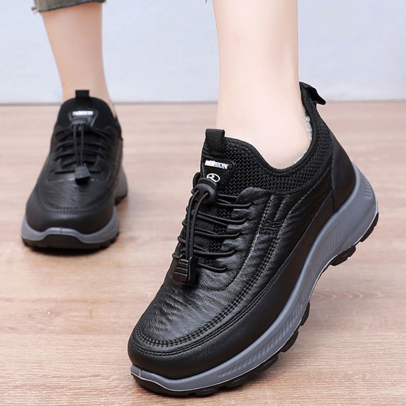 Thick Women's Casual Shoes For Autumn And Winter With Soft Non-slip Soles