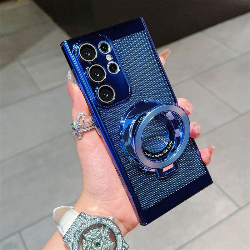 Phone Case with Magnetic Ring Stand for Galaxy Series