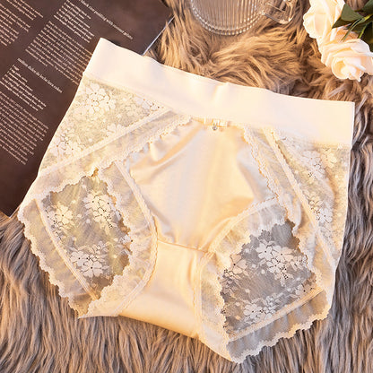 Women's Sexy Breathable Seamless Lace Panties
