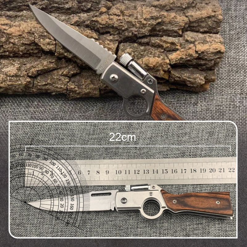 🔥🔥Outdoor Stainless Steel Portable Folding Knife