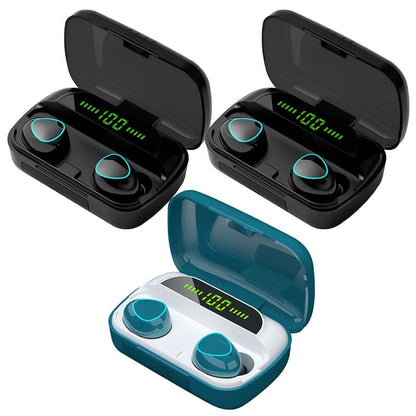 TWS BLUETOOTH 5.1 EARPHONES WATERPROOF CHARGING BOX