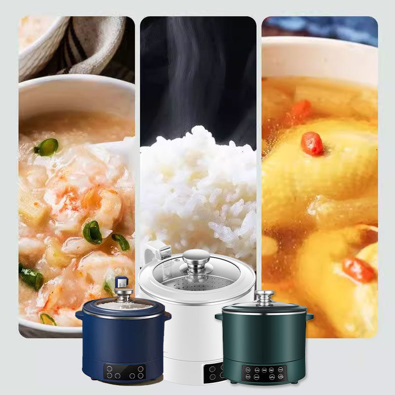 3L Smart Lifting Electric Hot Pot with Steaming Basket