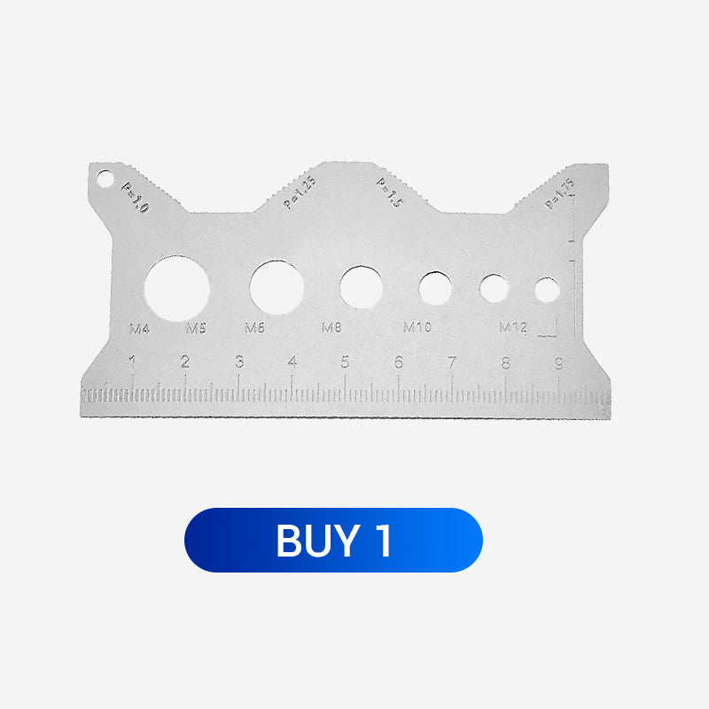 🎉Stainless Steel Double-Sided Bolt Gauge Card